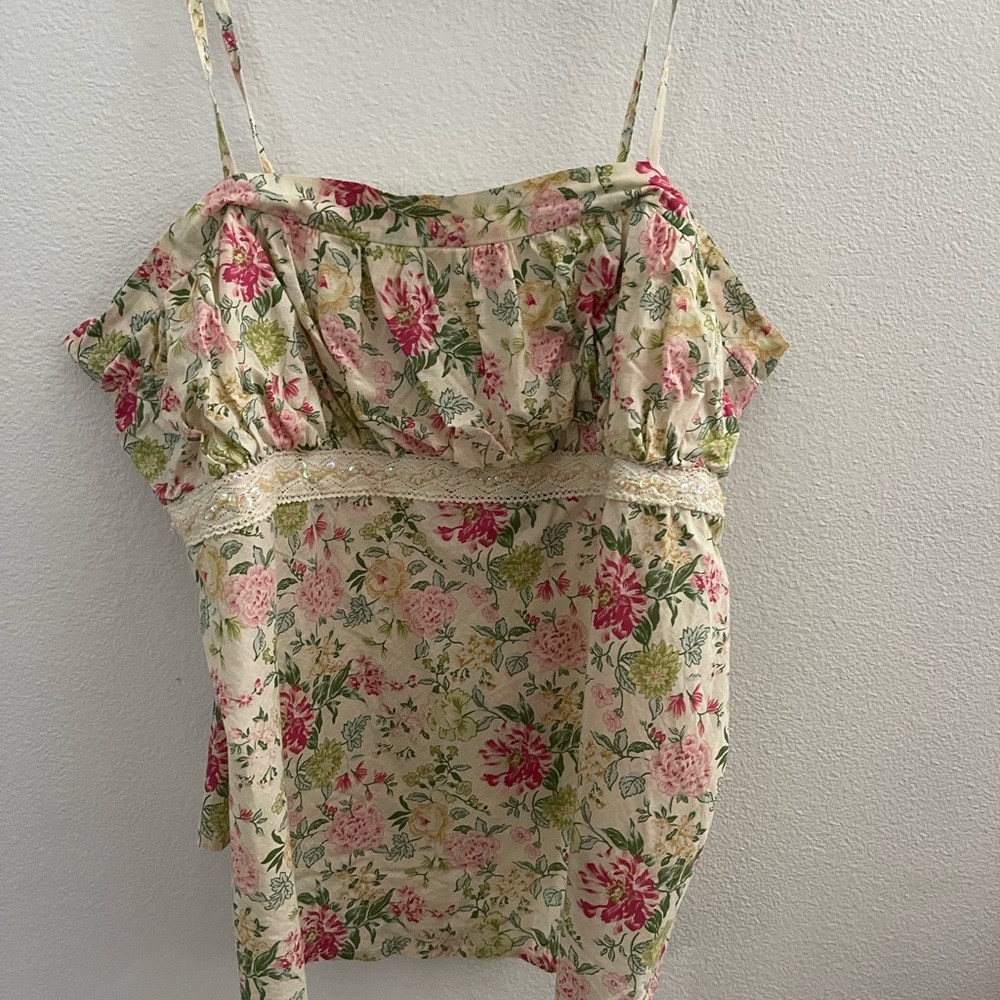TORRID MULTI-COLOR FLORAL PRINT CAMI TOP SIZE 3